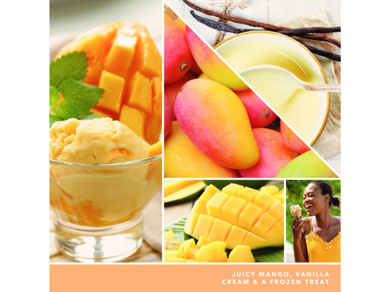 Yankee Candle Mango Ice Cream vonná svíčka Signature 567 g