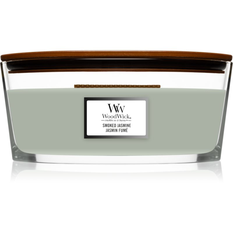 Woodwick Smoked Jasmine vonná svíčka s dřevěným knotem (hearthwick) 453.6 g