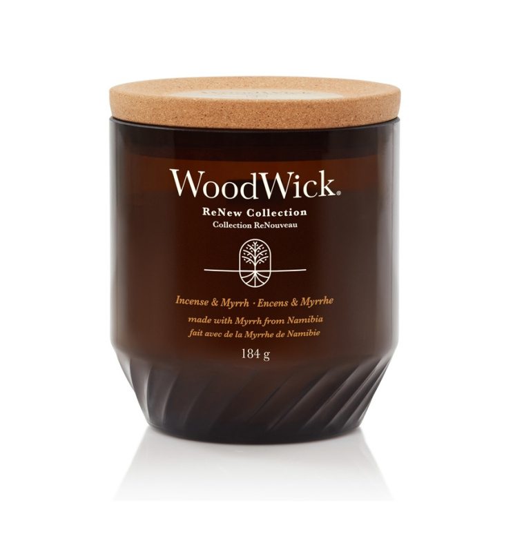 Woodwick Incense & Myrrh vonná svíčka 184 g