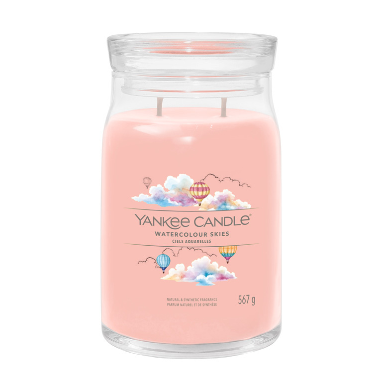 Yankee Candle Watercolour Skies vonná svíčka Signature 567 g