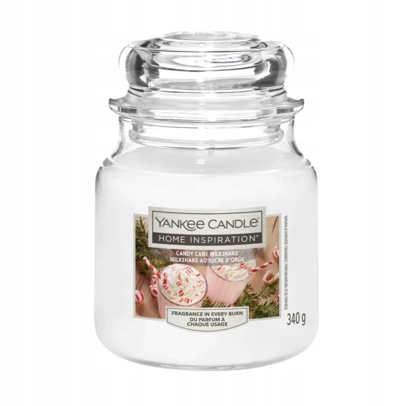 Yankee Candle Aromatická svíčka Home Inspiration Candy Cane Milkshake 340 g