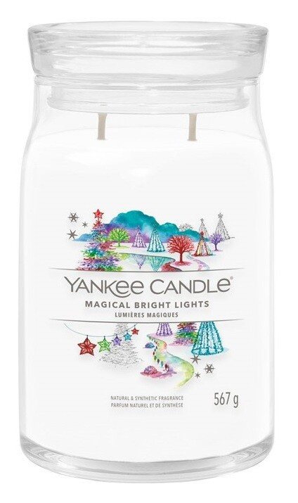 Yankee Candle Magical Bright Lights vonná svíčka Signature 567 g
