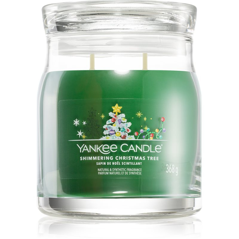 Yankee Candle Shimmering Christmas Tree vonná svíčka Signature 368 g