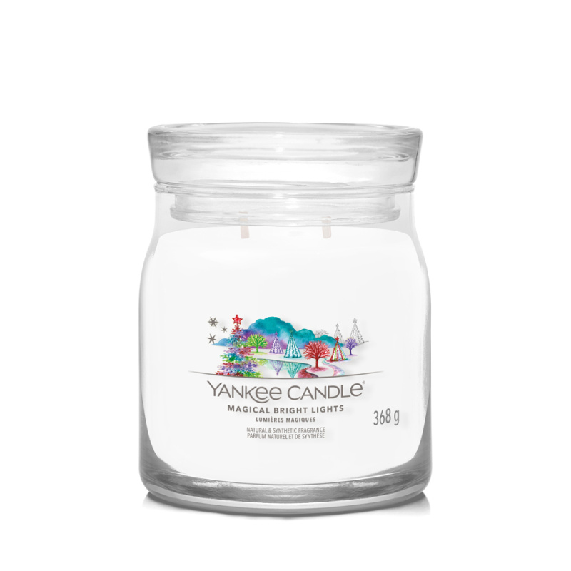 YANKEE CANDLE Signature Vonná svíčka 2 knoty Magical Bright Lights 368 g