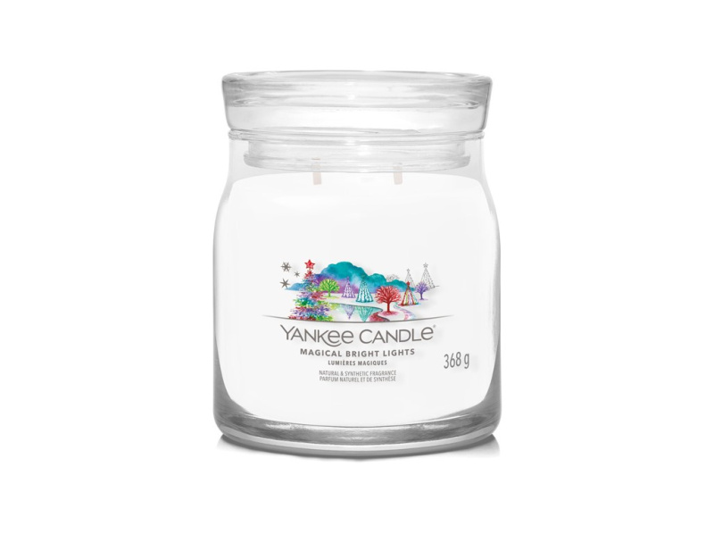 YANKEE CANDLE Signature Vonná svíčka 2 knoty Magical Bright Lights 368 g