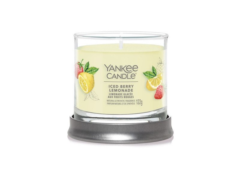 Yankee Candle Iced Berry Lemonade vonná svíčka Signature 122 g