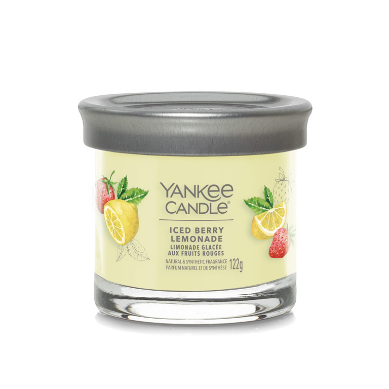 Yankee Candle Iced Berry Lemonade vonná svíčka Signature 122 g