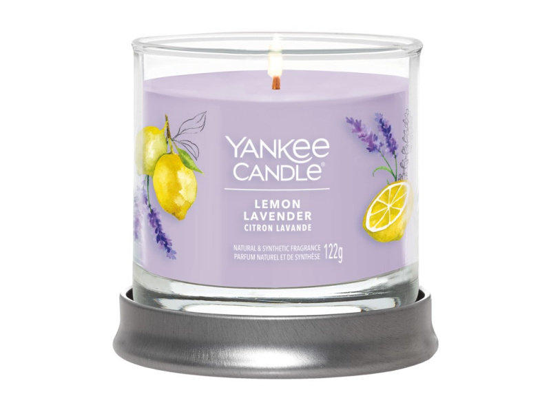YANKEE CANDLE Signature Tumbler malý Lemon Lavender 121 g