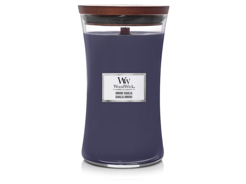 Woodwick Hinoki Dahlia vonná svíčka 610 g