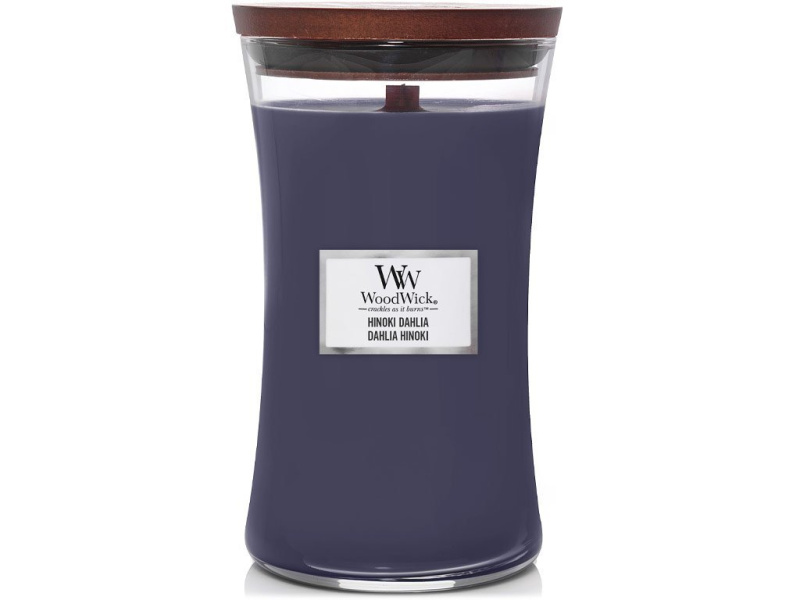 Woodwick Hinoki Dahlia vonná svíčka 610 g