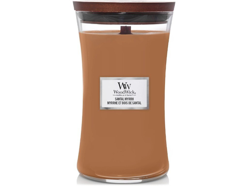 Woodwick Santal Myrrh vonná svíčka 610 g