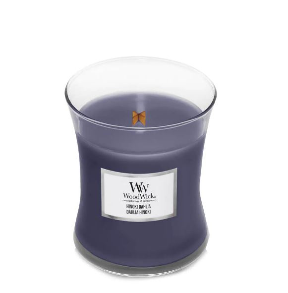 Woodwick Hinoki Dahlia vonná svíčka 275 g