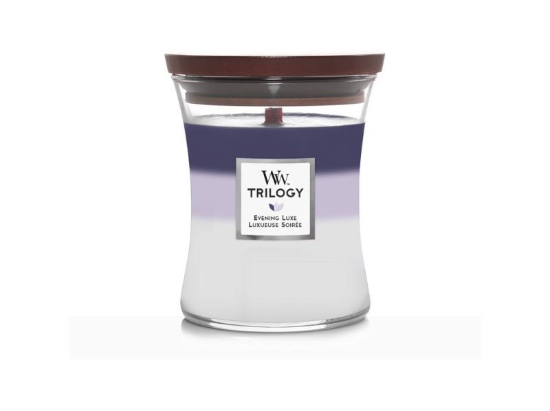 Woodwick Trilogy Evening Luxe vonná svíčka 275 g