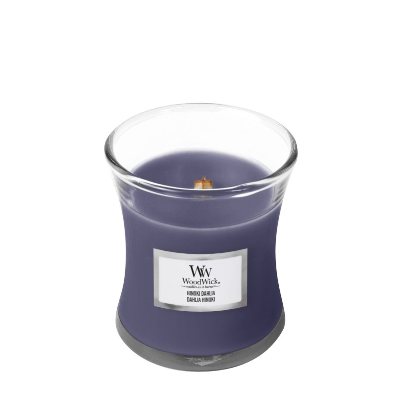 Woodwick Hinoki Dahlia vonná svíčka 85 g