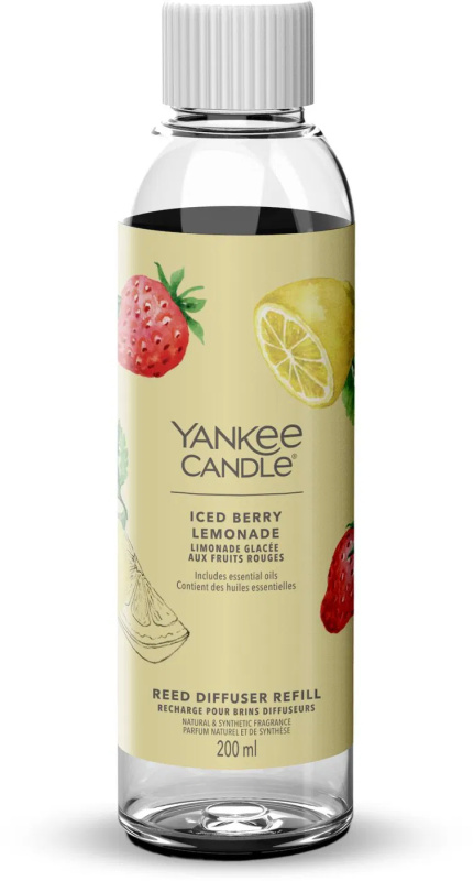 Yankee Candle Iced Berry Lemonade náplň do aroma difuzérů 200 ml
