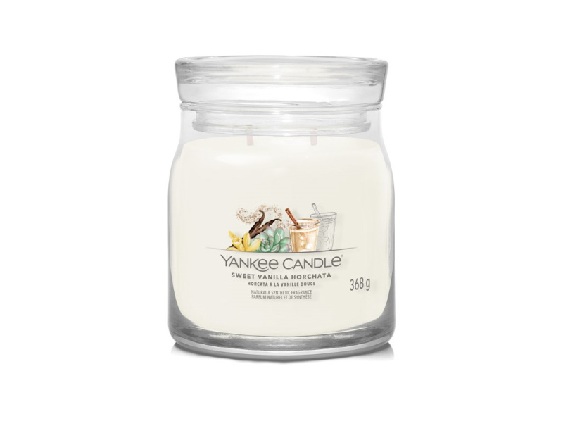 Yankee Candle Sweet Vanilla Horchata vonná svíčka 368 g