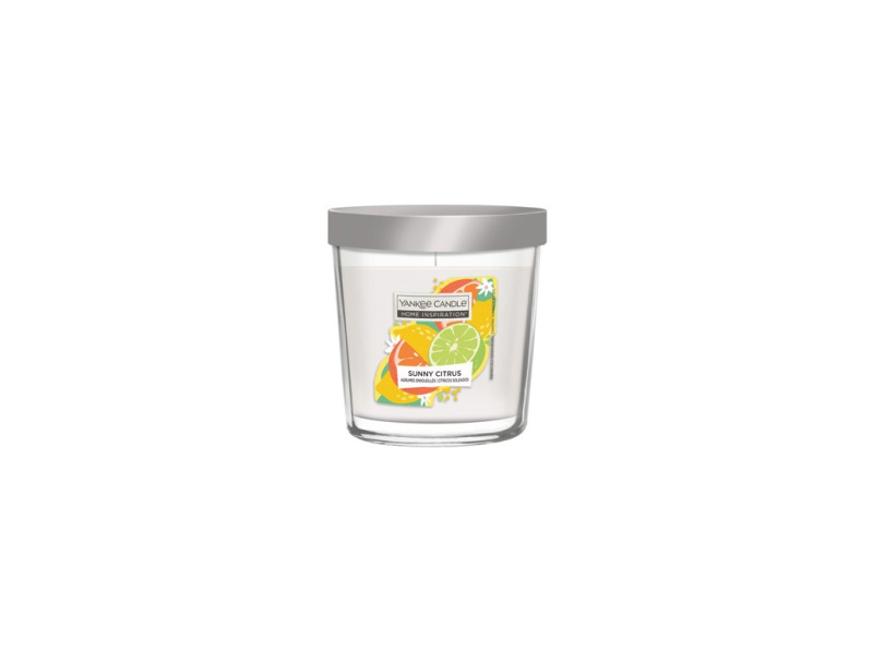 Yankee Candle Vonná svíčka ve skle Home Inspiration Sunny Citrus, 200 g