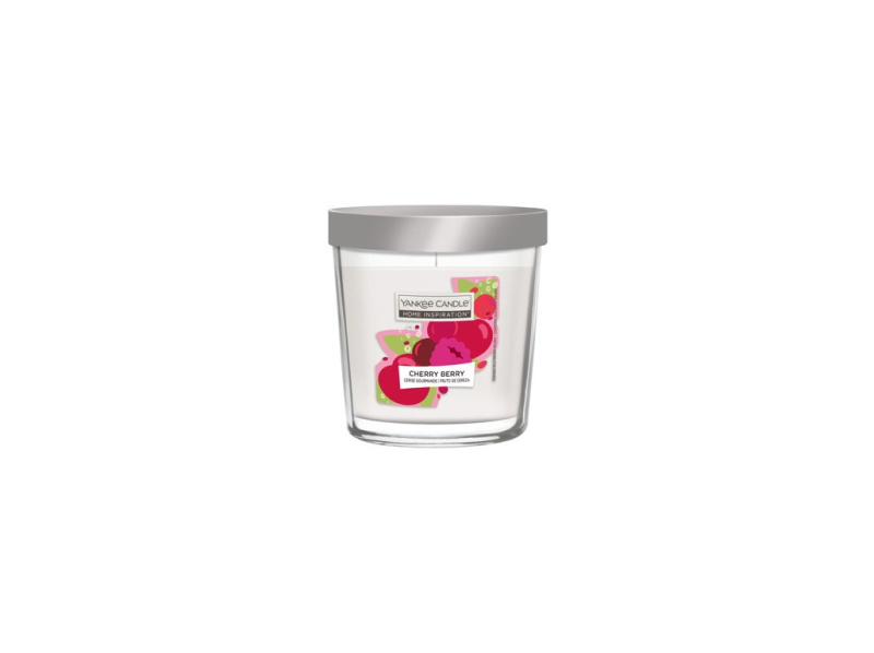 Yankee Candle Vonná svíčka ve skle Home Inspiration Cherry Berry, 200 g