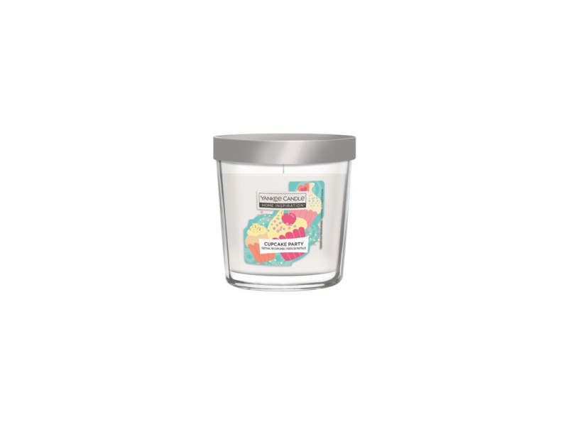Yankee Candle Vonná svíčka ve skle Home Inspiration Cupcake Party, 200 g