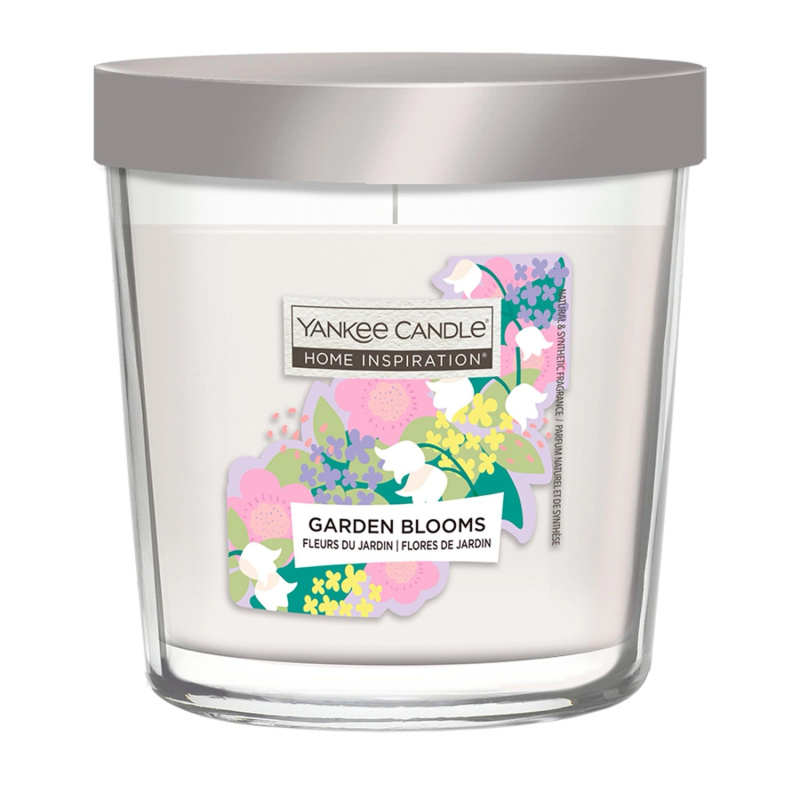 Yankee Candle Vonná svíčka ve skle Home Inspiration Garden Blooms, 200 g