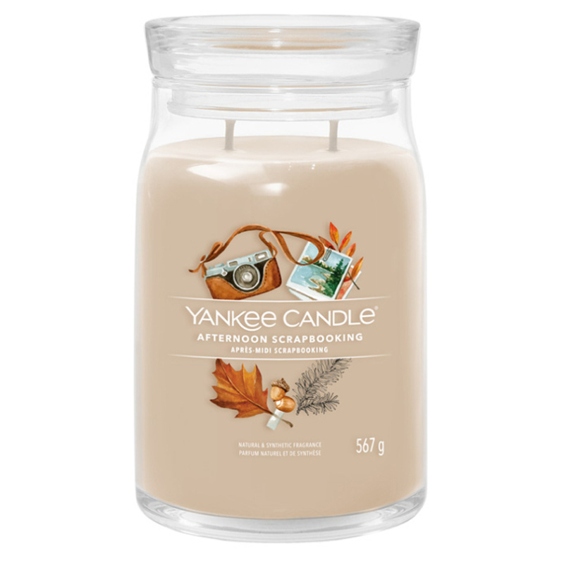 Yankee Candle Afternoon Scrapbooking vonná svíčka 567 g