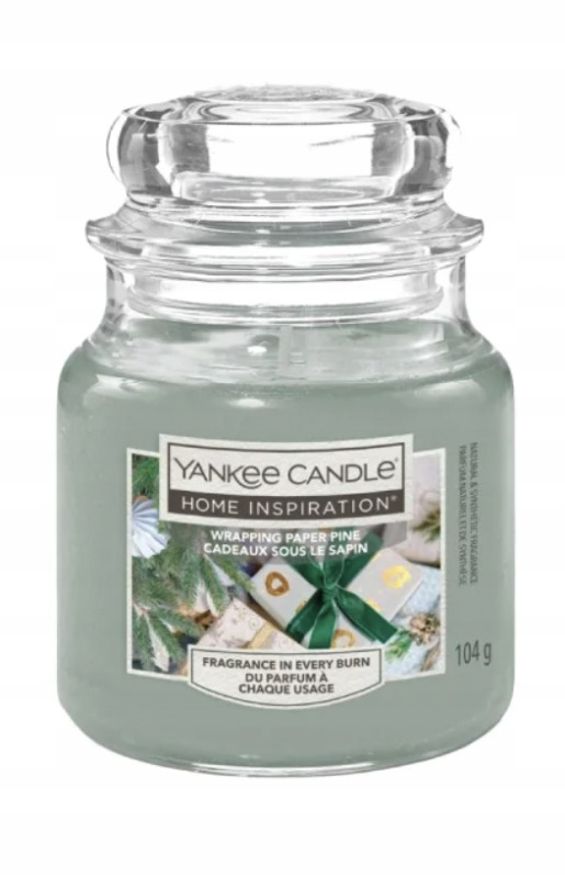 Yankee Candle Vonná svíčka Home Inspiration Wrapping Paper Pine 104 g