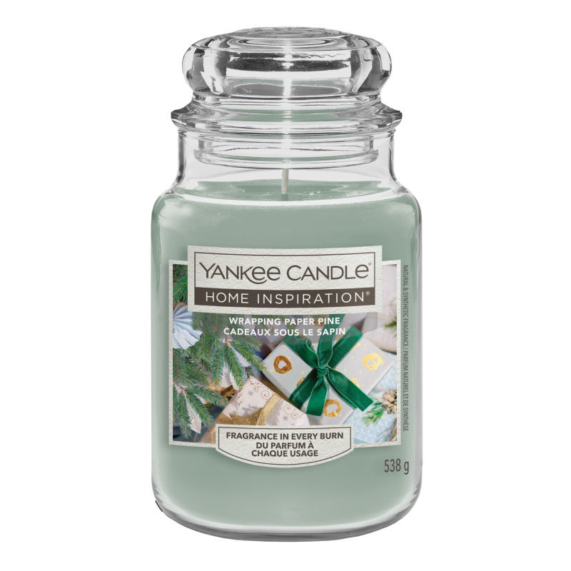 Yankee Candle Vonná svíčka ve skle Wrapping Paper Pine