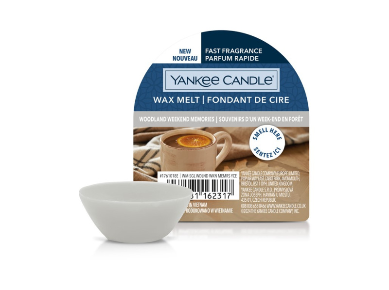 Yankee Candle Woodland Weekend Memories vosk do aromalampy 22 g