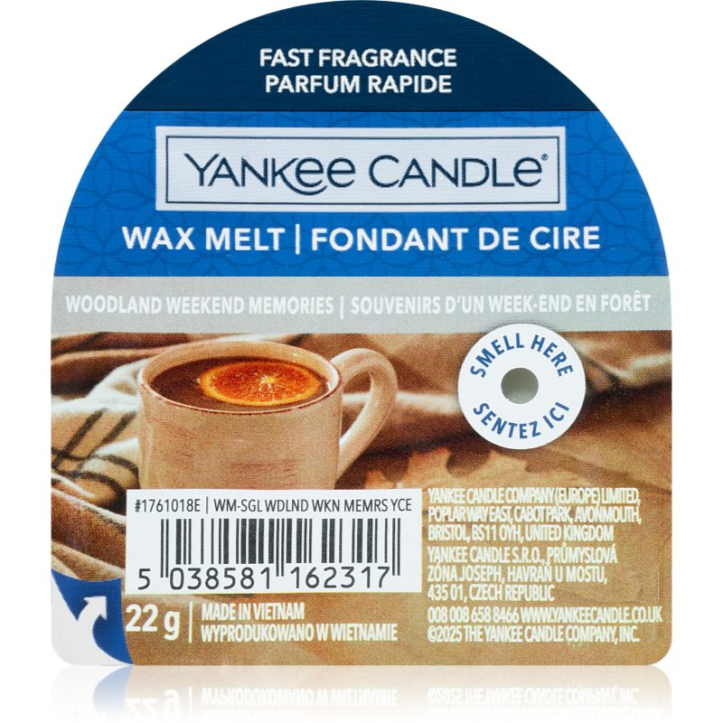 Yankee Candle Woodland Weekend Memories vosk do aromalampy 22 g
