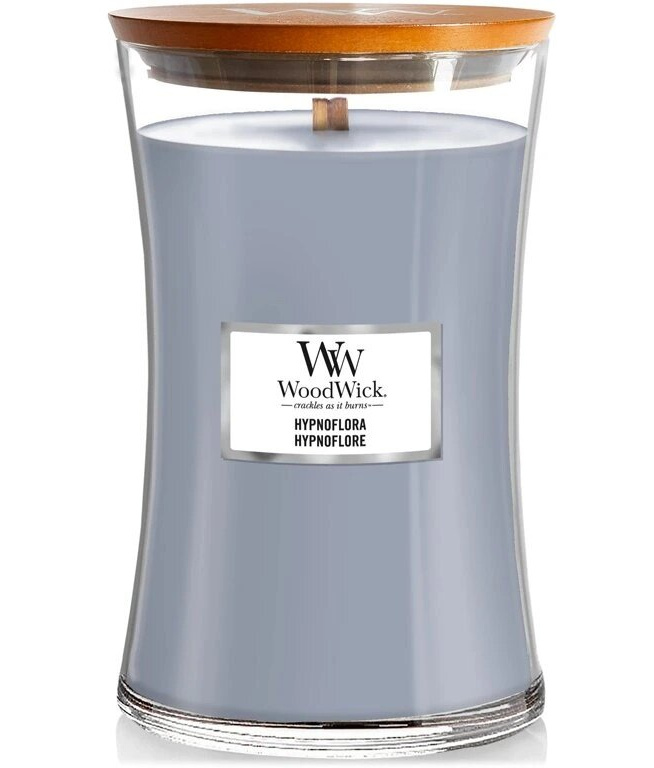 Woodwick Hypnoflora vonná svíčka s dřevěným knotem 610 g