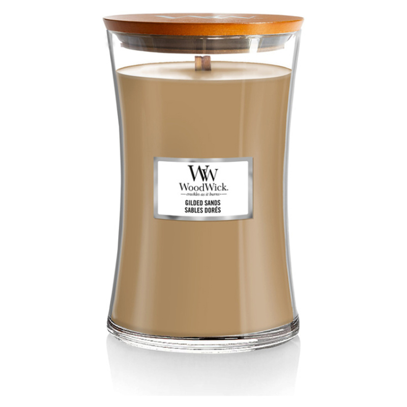 Woodwick Gilded Sands vonná svíčka 610 g