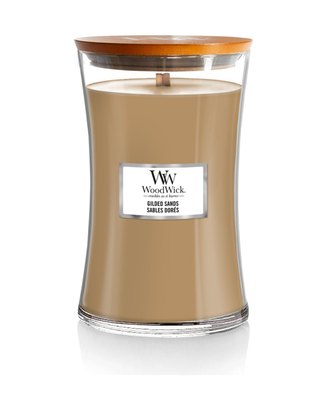 Woodwick Gilded Sands vonná svíčka 610 g