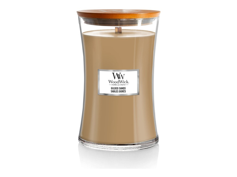 Woodwick Gilded Sands vonná svíčka 610 g