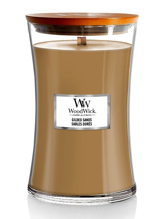 Woodwick Gilded Sands vonná svíčka 610 g