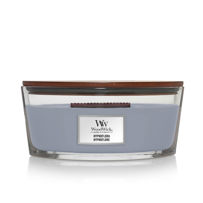 Woodwick Hypnoflora vonná svíčka s dřevěným knotem (hearthwick) 453 g