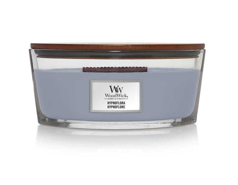 Woodwick Hypnoflora vonná svíčka s dřevěným knotem (hearthwick) 453 g