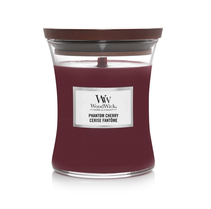 Woodwick Phantom Cherry vonná svíčka 275 g