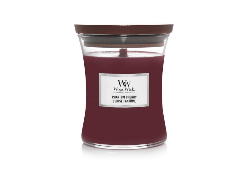 Woodwick Phantom Cherry vonná svíčka 275 g