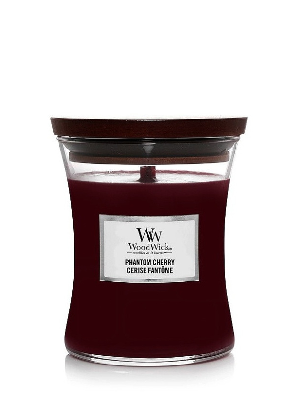 Woodwick Phantom Cherry vonná svíčka 275 g