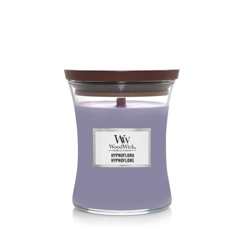 Woodwick Hypnoflora vonná svíčka s dřevěným knotem 275 g