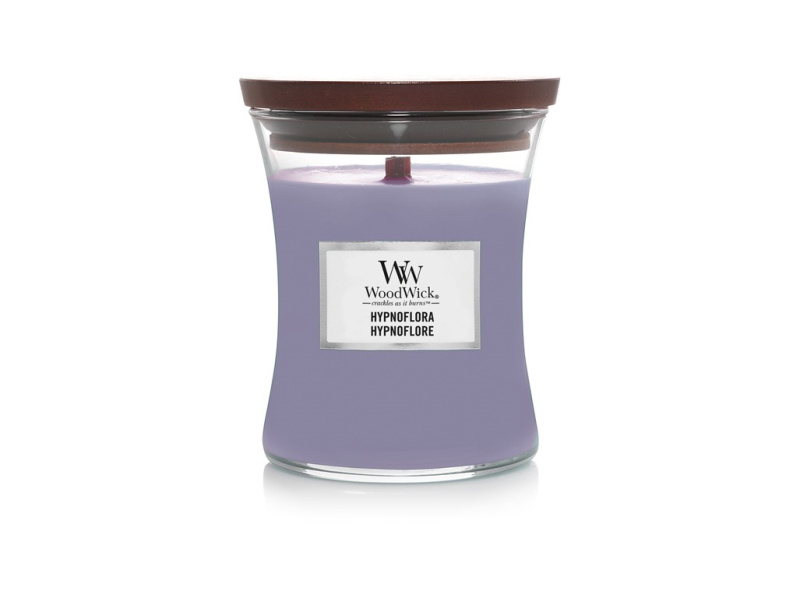 Woodwick Hypnoflora vonná svíčka s dřevěným knotem 275 g