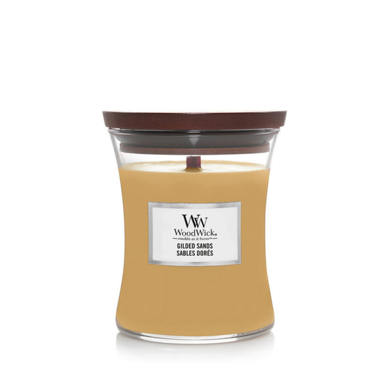 Woodwick Gilded Sands vonná svíčka 275 g