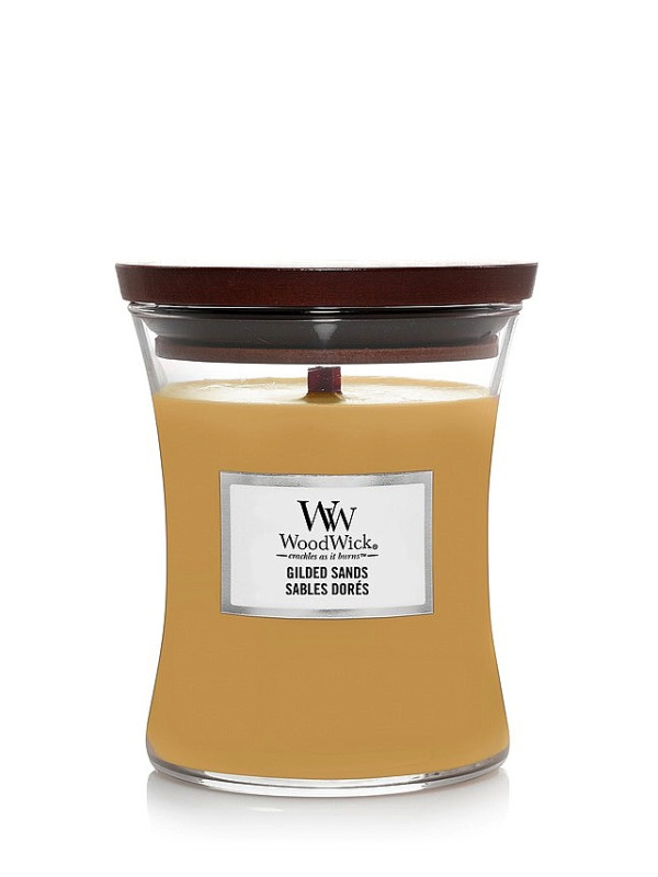 Woodwick Gilded Sands vonná svíčka 275 g