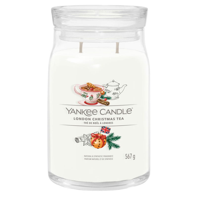 Yankee Candle London Christmas Tea vonná svíčka 567 g