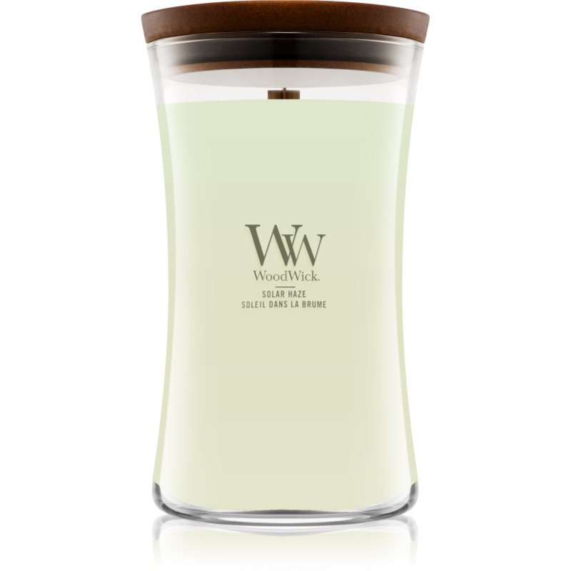 Woodwick Solar Haze vonná svíčka s dřevěným knotem 610 g