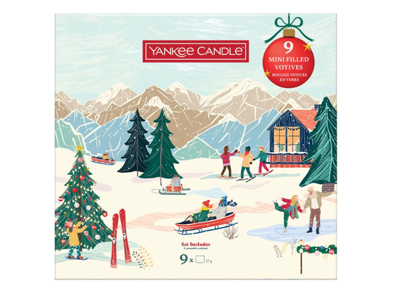 Yankee Candle Christmas Collection 9 Votive Candles dárková sada