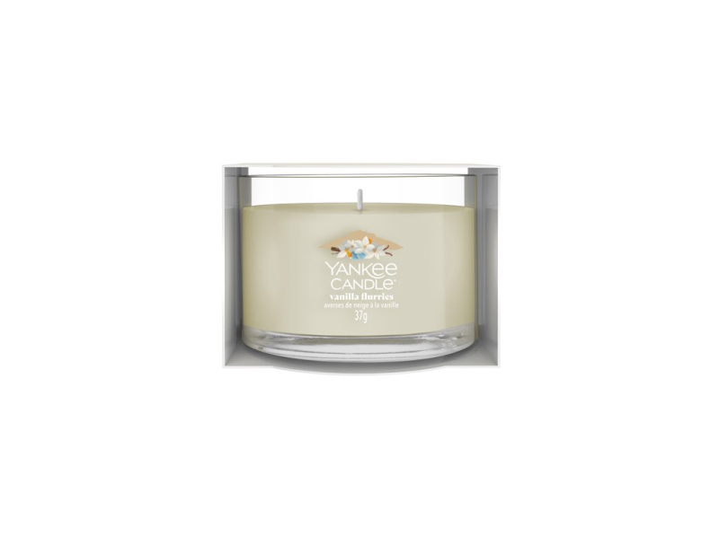 Yankee Candle Vanilla Flurries votivní svíčka glass 37 g