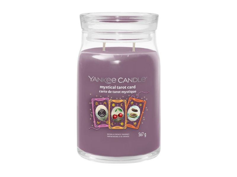 Yankee Candle Halloween Mystical Tarot Card vonná svíčka Signature 567 g
