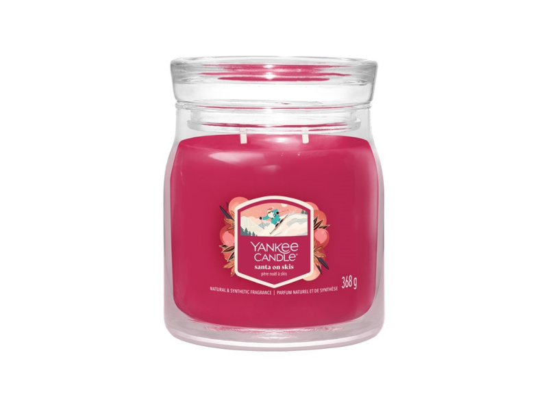 Yankee Candle Santa On Skis vonná svíčka Signature 368 g