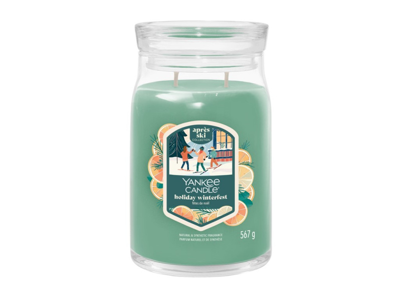 Yankee Candle Signature Holiday Winterfest vonná svíčka